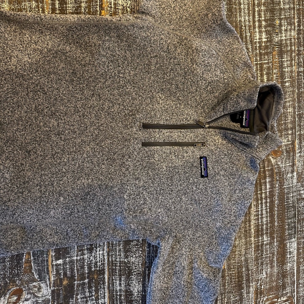 Patagonia Men's Gray Better Sweater 1/4 Zip